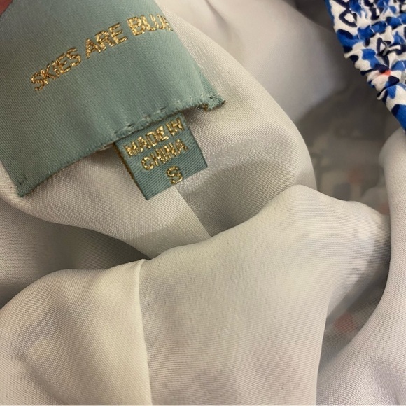 Skies are Blue Size S - Drawstring Short with Liner - Blue-White - Picture 3 of 6